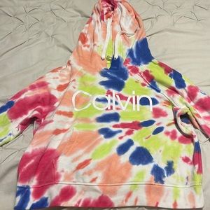 Calvin Klein tie dye hoodie
